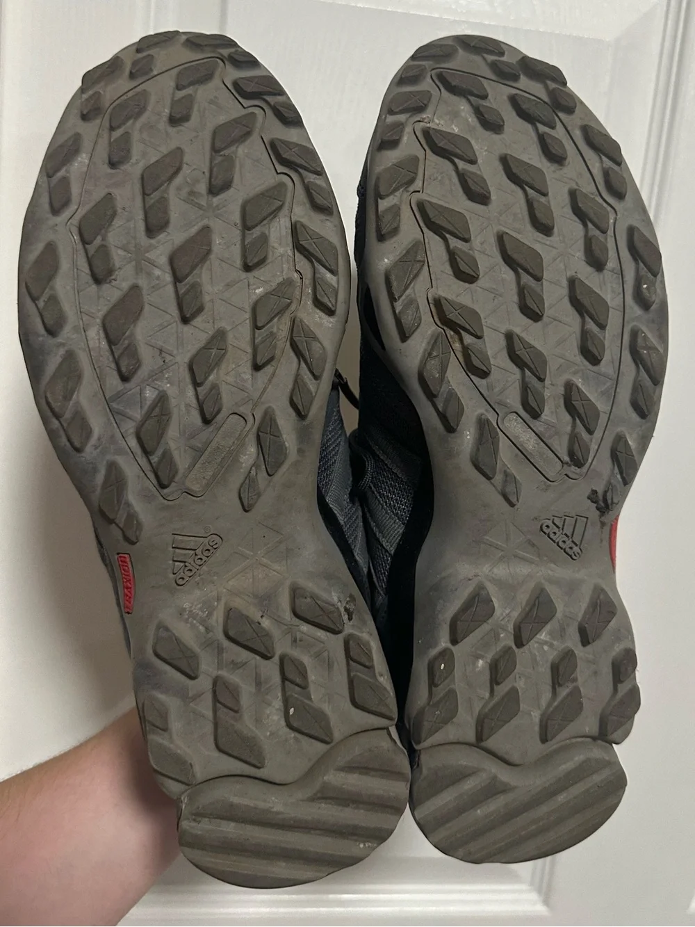 Adidas Terrex Men’s Size 10 Gray Black Hiking Trail Shoes